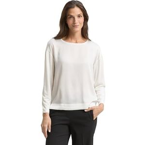 TOM TAILOR - Shirt - Wit - Lange Mouwen