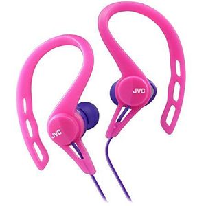 JVC HAECX20P Sport-hoofdtelefoon met clip, roze