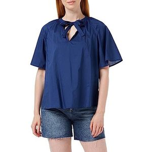 United Colors of Benetton Blusa 5CQYDQ04O hemd, blauw 2G6, M dames, blauw 2 g6, M