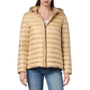 Geox Woman D JAYSEN DOWN JACKETS BROWN RICE_46, Brown Rice, 40