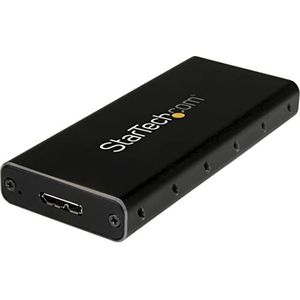 StarTech.com USB 3.1 (10 Gbit/s) mSATA harde schijfbehuizing, aluminium, externe behuizing voor mSATA en mSATA Mini