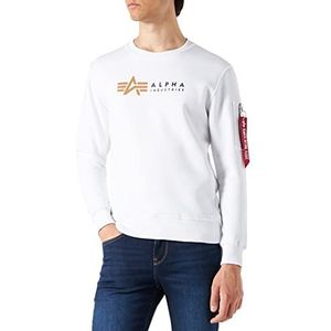 Alpha Industries Label Sweater voor heren White