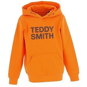 Teddy Smith SICLASS Hoody J, Tangerine/zwart, 18 Jaar