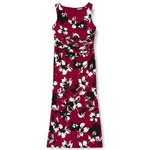 Gina Bacconi Vrouwen Bloemen Maxi Jurk Cocktail, Klaret, 42