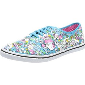 Vans U Authentic LO PRO VT9N8MK Sneakers voor volwassenen, uniseks, Turquoise Hello Kitty Blue True White, 35 EU