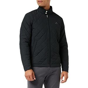 GANT Herenjas, quilted windcheater jack, juniper green, standaard, Juniper Green., S