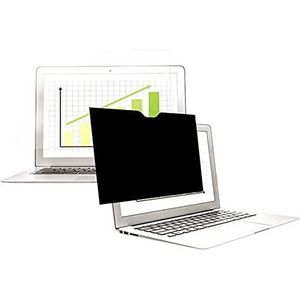 Fellowes Privascreen privacyfilter voor Macbook® Pro 13 inch / 40,64 cm, beschermt je scherm tegen nieuwsgierige blikken, 30,0 x 19,6 cm, zwart, 4819401