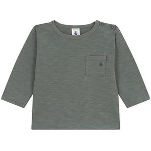 Petit Bateau A08EZ T-shirt met lange mouwen, Thuya-groen, 18 maanden voor baby's, groen (Thuya), 18 Maanden