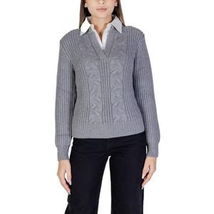 Morgan Trui COL Shirt, Grijs. Type, S