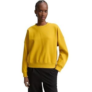 TOM TAILOR Denim Sweatshirt voor dames, 38219 - Mustard Yellow, XL