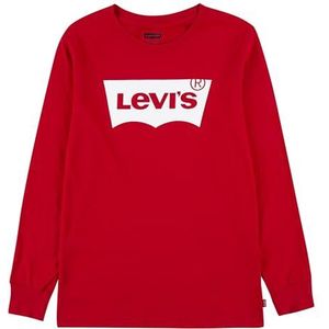 Levi's® Batwing T-shirt met lange mouwen voor jongens, Superred, 10 Jaar