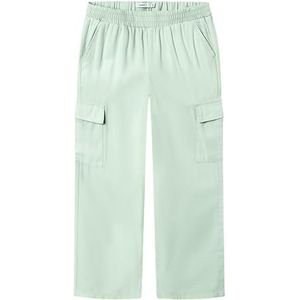 NAME IT Cargobroek voor meisjes, groen, 122 cm