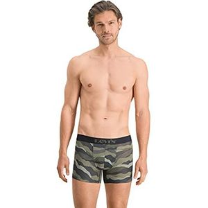 Levi's Heren Calm Camouflage Men's Boxer Briefs, Kaki, L