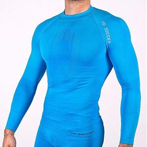Ho Soccer Underwear Shirt Performance ML Blue Thermisch Shirt lang, Volwassen Unisex, Blauw, XL