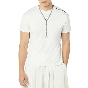 maison blanche Unisex's Geborduurd T T-shirt, Wit, 6, Kleur: wit, 28