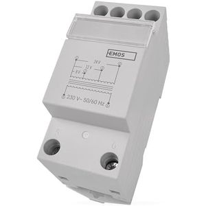 EMOS - Transformator - Witte Spanningsomvormer - 8 V, 12 V, 24 V - 0,3 A (8 W)