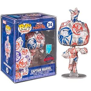 Funko Pop Marvel Captain Marvel Artist Series #34 Exclusive Special Edition Pop figuren Marvel