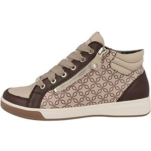 ARA Dames Sneaker Mid 12-44499, Coffee Sand Coffee 12 44499 88, 35 EU
