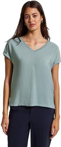 Street One - Gestructureerd Shirt - Blauw - Dames