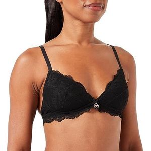 Emporio Armani Triangle Eternal Lace Padded beha voor dames, zwart, L