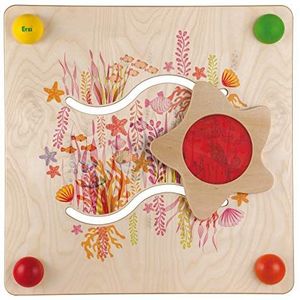 Erzi - Baby Path deck van berkenhout, educatief spel, 51110