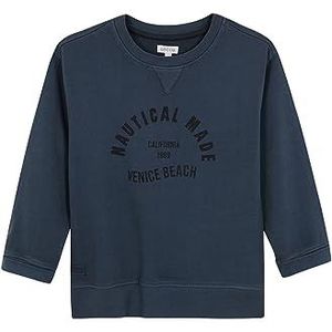 Gocco Sweatshirt met kraag, Petroleum, 11-12 jaar
