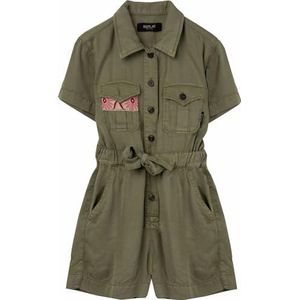 Replay Jumpsuit voor meisjes, 739 legergroen, 14 Jaar