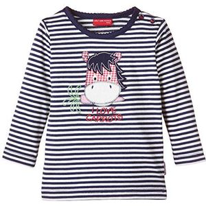 SALT AND PEPPER baby - meisjesshirt met lange mouwen B Longsleeve My Pony stripe, gestreept