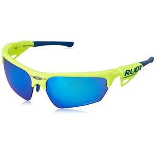 Rudy Project Noyz Rac. Yellow Fluo-Mls Blue, Unisex - volwassenen, One Size