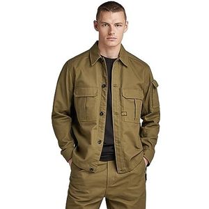 Hemd - Lange Mouwen - Knoopsluiting - Klapzakken - Cargozakken - Rechte Zoom - Verstelbaar