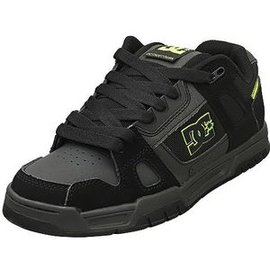 DC StagxWKW Sneakers voor heren, Black Lime Green, 43 EU