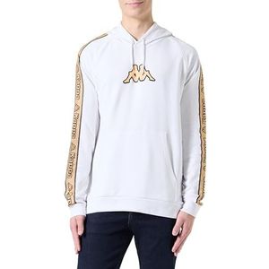 Kappa Berlanga Base sweatshirt voor heren, Wit, M
