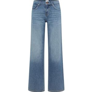 Stijl Medley Wide Leg, middenblauw 671, 25W / 30L