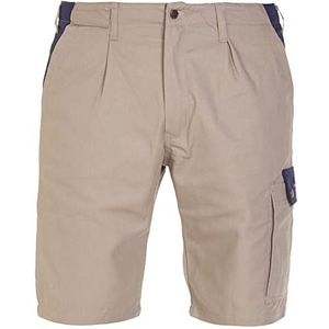 Shorts, kaki/marineblauw