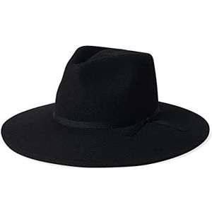 Brixton Uniseks sara vilten hoed, zwart, Eén maat