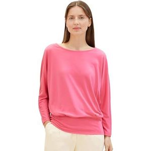 TOM TAILOR T-shirt voor dames, 15799 - Carmine Pink, XL