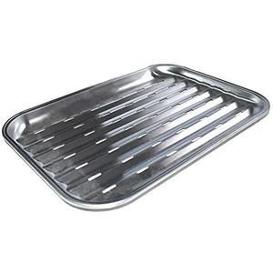 Cook'in Garden PL220 Anti-Flame-pan, roestvrij staal, 34 x 24 cm, universeel