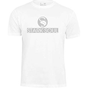 STARK SOUL Heren T-shirt, wit (002), XL