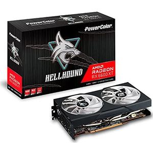 Powercolor - Hellhound Radeon RX 6600XT - Videokaart - Zwart - 8GB GDDR6