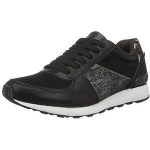s.Oliver Dames 23604 Low-Top Sneakers, Zwart Zwart kam 98, 41 EU