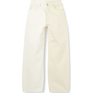 Dr. Denim Dames Donna Jeans, Tweekleurig Wit, 28/32, Tweekleurig wit, 28W / 32L