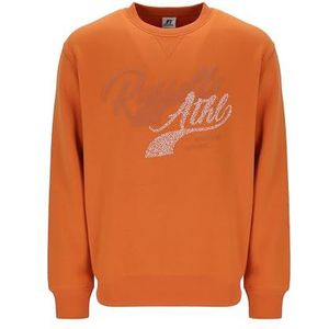 Russell Athletic A30192-HP1-365 Ice Water Crewneck Sweatshirt Heren Lange Mouwen Harvest Pumpkin Maat L