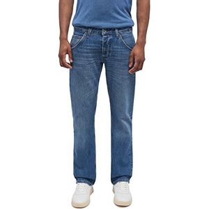 MUSTANG Herenstijl Michigan Straight Jeans, middenblauw 695, 33W / 30L, middenblauw 695, 33W / 30L