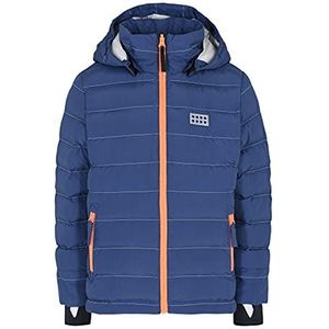 Lego Wear Winterjas voor meisjes, gewatteerd, winddicht, warm jack, Donker Paars, 134 cm