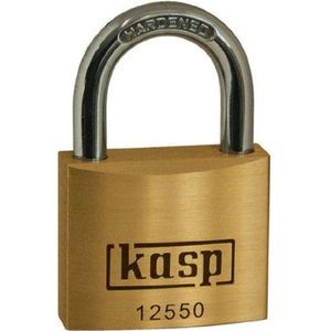 Kasp K12550A1 hangslot, goud/zilver, 50 mm