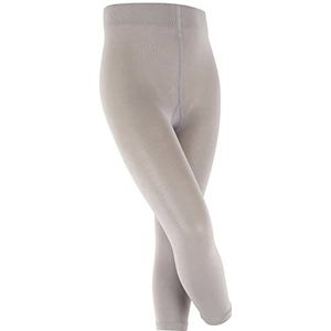 FALKE Uniseks-kind Legging Cotton Touch K LE Katoen Eenkleurig 1 Paar, Grijs (Silver 3290) nieuw - milieuvriendelijk, 98-104