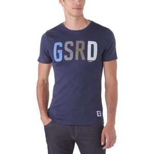 G-star T-shirt met korte mouwen, getailleerd, met logo voor heren - blauw - XXX-Large