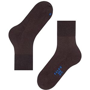 FALKE Uniseks-volwassene Sokken Run U SO Katoen Functioneel material eenkleurig 1 Paar, Bruin (Dark Brown 5450), 37-38