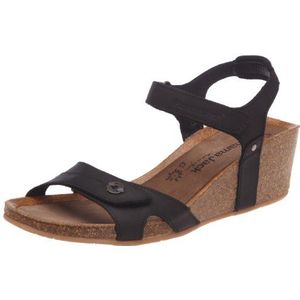 Panama Jack jenny dames sandalen, zwart, 38 EU