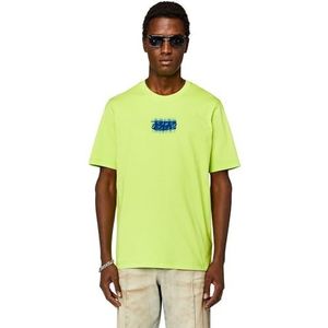 Diesel - Just N4 T-shirt - Zwart - Biologisch Katoen